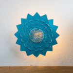 Modello in latta dipinta realizzato per l'hotel Su Gologone