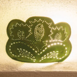 Modello in latta dipinta realizzato per l'hotel Su Gologone