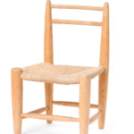 Modello finito di sedia sarda tradizionale rivisitato